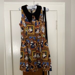 Retrolicious Renaissance Cats Dress